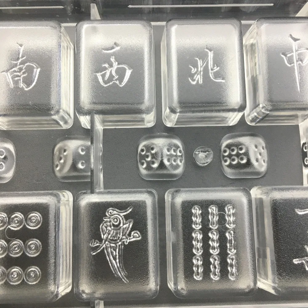 Dcrt Mahjong s Kockami v tvare čokoláda, formy,tortu pečivo nástroje čokoláda, formy , výroby čokolády, plastové zapekacej misky