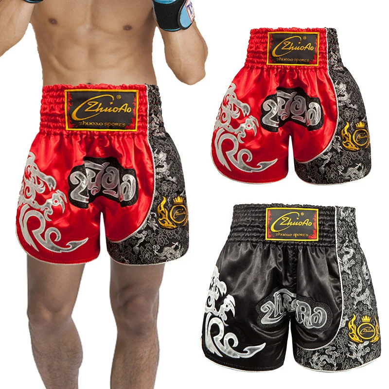 Deti Bjj Kick Boxing Školenia Boj Ukotvenia Trunks Mens Kickboxe, alebo MMA Muay Thai Šortky Deti Fitness Kolónka Športové oblečenie Nohavice