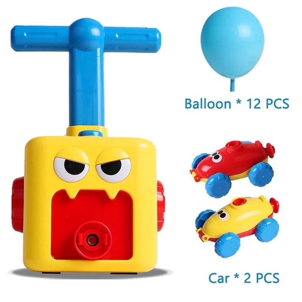 Deti Inerciálnych Power Ball Auto Veda Experiment Hračky Puzzle Zábava Inerciálnych Mini Plastové Nafukovacím Vzduchu Balón Výkonu Čerpadla Hračka