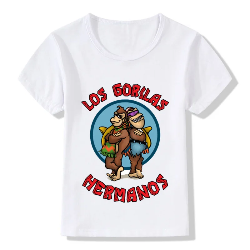 Deti LOS POLLOS HERMANOS Vzor T shirt Deti Kuracie Bratia Cartoon Zábavné Oblečenie Baby Chlapci, Dievčatá v Lete T-shirt