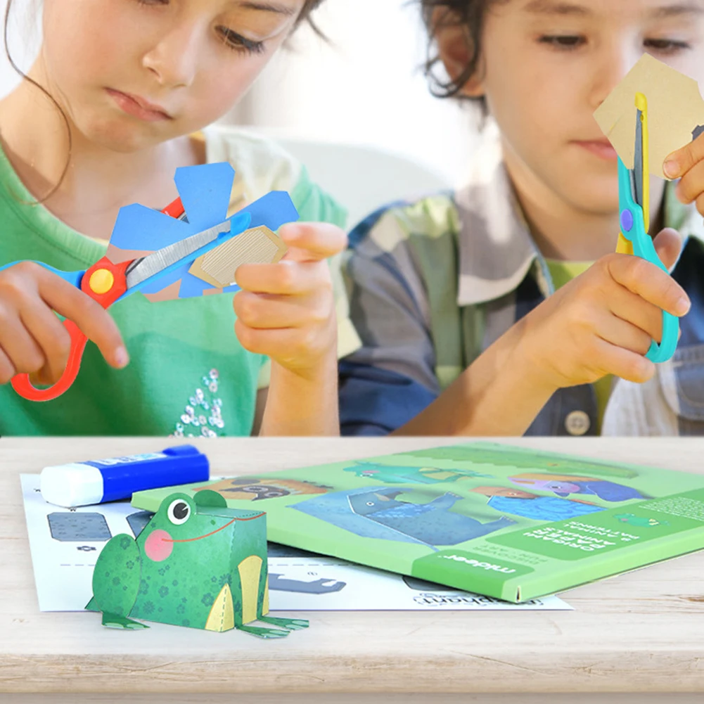 Deti Origami Knihy 3D Troch-Dimenzionální Ručné DIY Papier-Rezanie Hračky Dekor Deti Vzdelávacie Hračky pre Deti, Darčeky