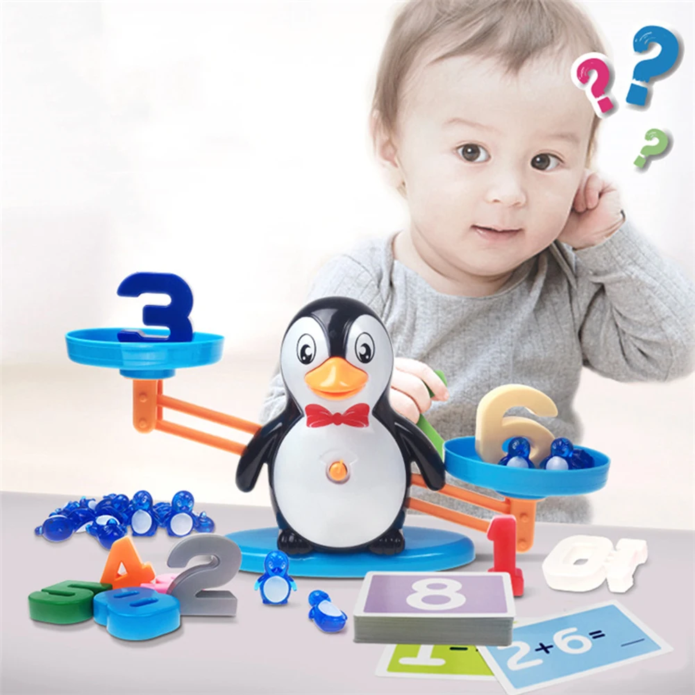 Deti Penguin Digitálne Rovnováhu Rozsahu Hračka Matematické Operácie Zápas Hra Okrem Odčítanie Deti Vzdelávacie Hračky pre Deti Darček