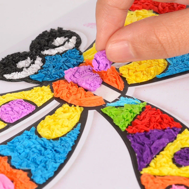 Dieťa 3D HOBBY Ručné Kreslenie, Maľovanie A Predstavivosť Školenia Hračka Nálepky Maľované Papierové Hračky Tvorivosti Kit Ideálne Deti Darček
