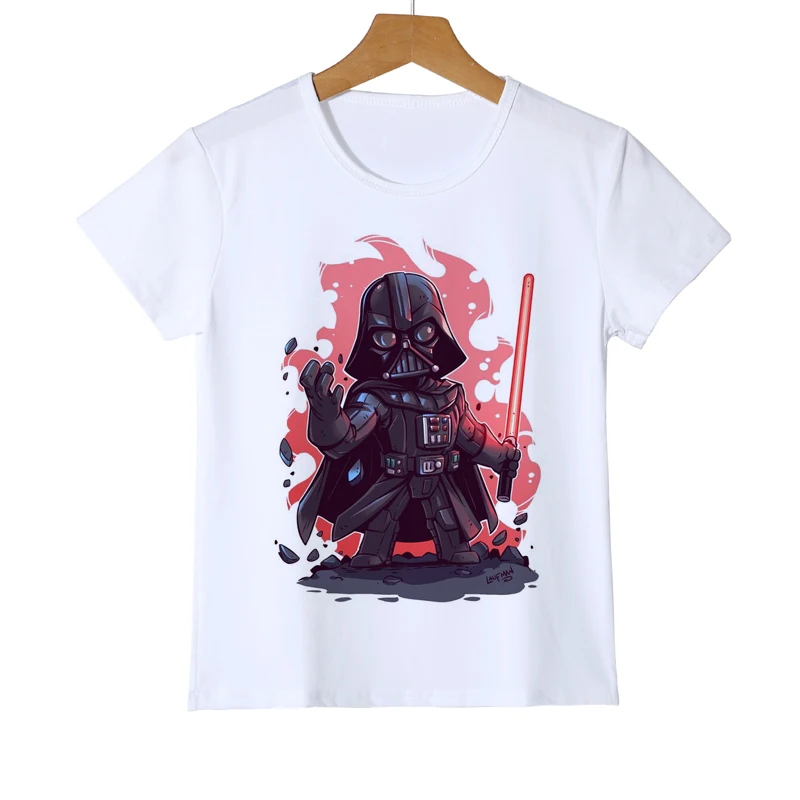 Dieťa dievča deti oblečenie Bežné T Košele, Deti Letné Fashion Star Wars Yoda/Darth Vader Jedinečný Streetwear Deti T-Shirt
