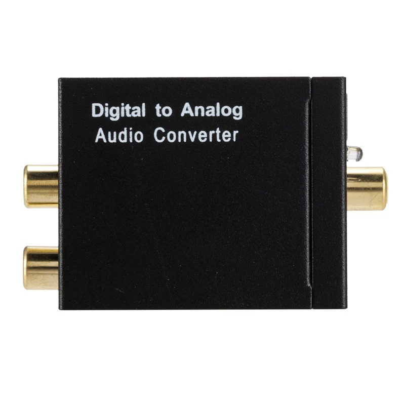 Digitálneho na Analógový audio Prevodník Optický SPDIF Koaxiálny Stereo L/R RCA, 3.5 mm Jack Výstup Audio Adaptér Pre HDTV DVD