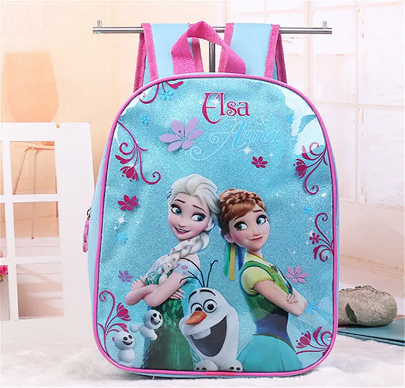 Disney kreslených princezná deti batoh mš taška Mrazené Elsa dievča, chlapec auto darčeková taška pre školy študent skladovanie knihy