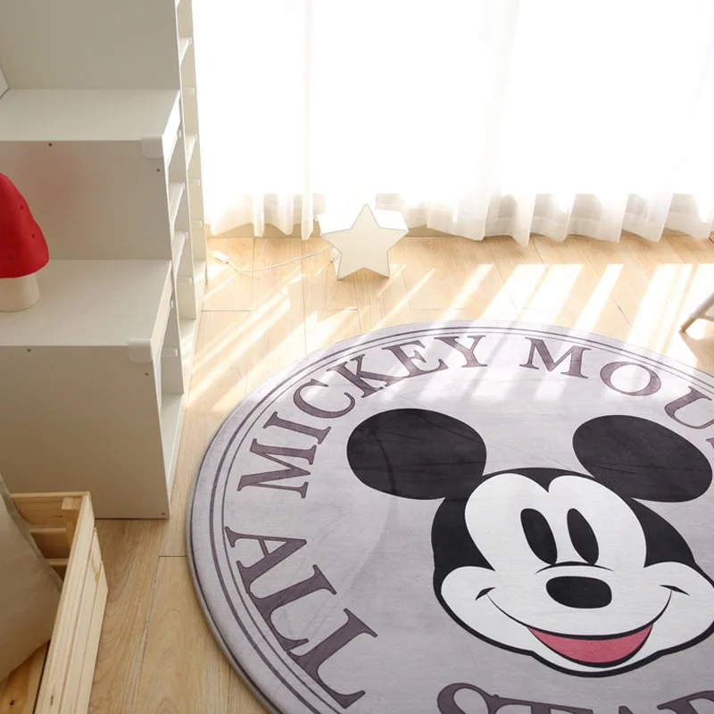 Disney Mickey Minnie Mouse Koberec Dieťa Dieťa Plazenie Hry Mat Koberec Krytý Vitajte Mäkké Štyri Sezóny deti Mat deka darček