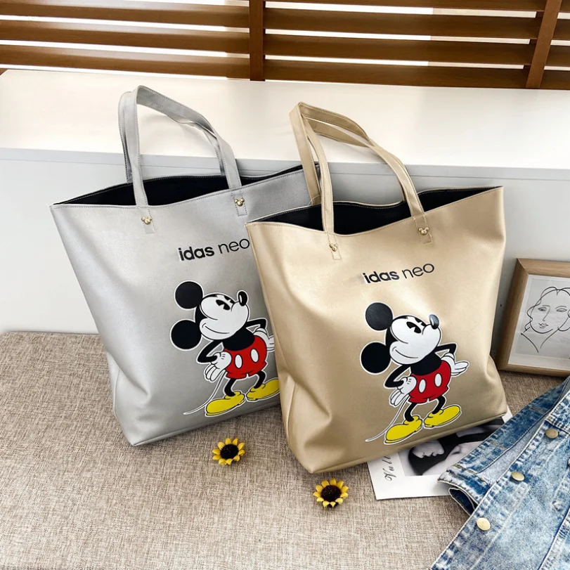 Disney Mickey mouse tašky cez Rameno Cartoon dámy taška Ženy vodotesný vak módne kabelky cestovné plážové tašky