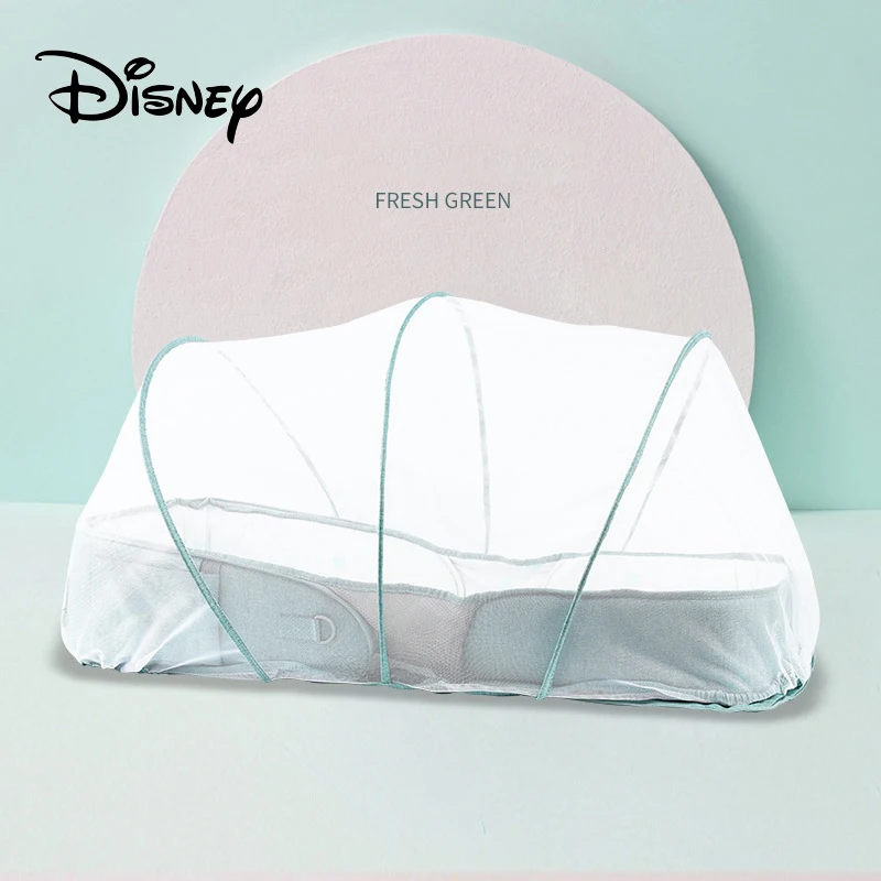 Disney Priedušná Prenosné Spanie Detská Posteľ detská Postieľka pre Dieťa Multi-Function Cestovné Komár Hniezdo Novorodencov Prenosné Postieľky Plienka Taška