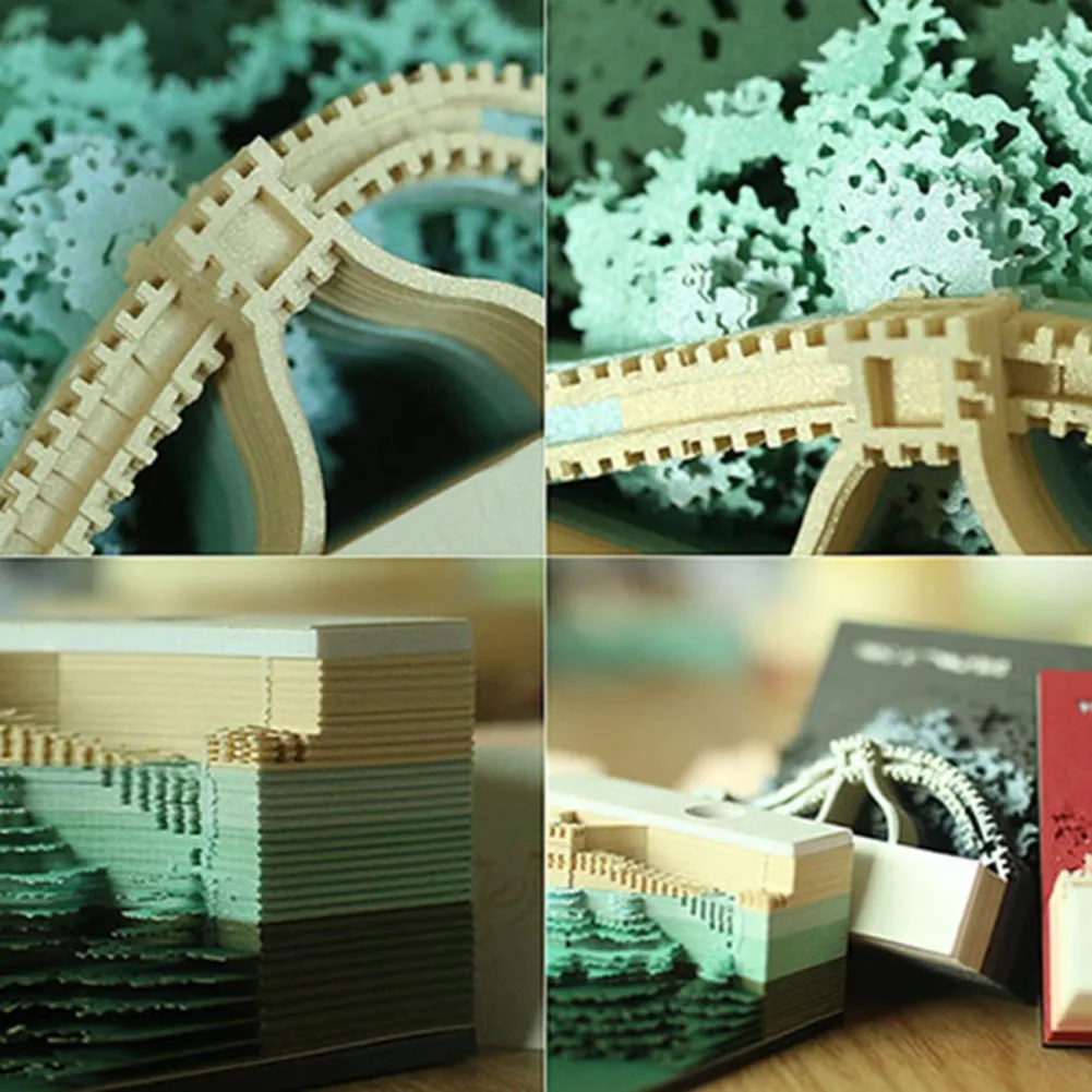 DIY 3D Papier Socha Budovy Model Chrám Kiyomizu Post-it Poznámky Kultúrny a Kreatívny Darček