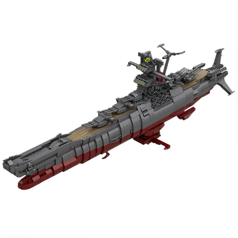 DIY Space Battleship Yamato Model Star Series Blejzre Stavebné Bloky, Montáž Anime Film Zber Tehly Deti Hračky, Vianočné Darčeky