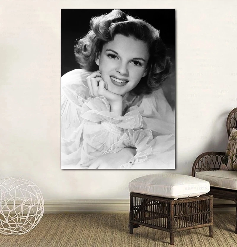 Domáce Dekorácie Judy Garland Plátno Krásne Lady HD Vytlačí Plagát Maľovanie Steny v Obývacej Izbe Umenie Modulárny Obrázok Č Rámec