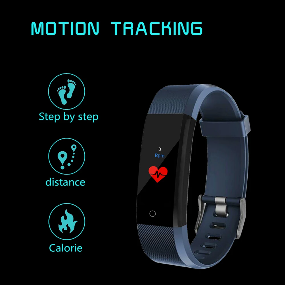 DOOLNNG Nové Inteligentné Hodinky Muži Ženy Srdcového tepu, Krvného Tlaku Fitness Tracker Smartwatch Športové Hodinky pre