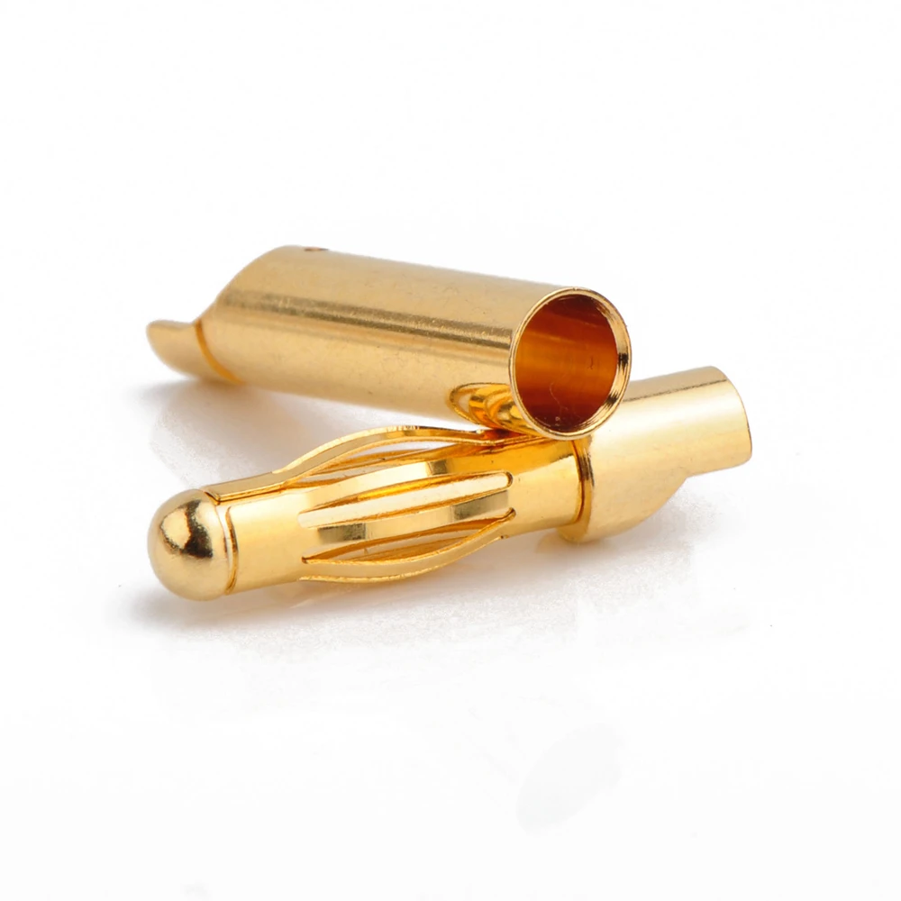 Doprava zadarmo, 20 párov NAZHROMAŽDIŤ NOVÉ 4.0 mm 4 mm Zlaté Á Bullet Konektor pre RC batérie ESC Plug