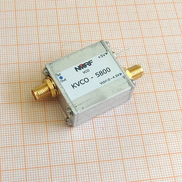 Doprava zadarmo KVCO-5800 5.8 G RF mikrovlnná napätím riadený oscilátor, VCO, otočka zdroj signálu, generátora signálu snímača