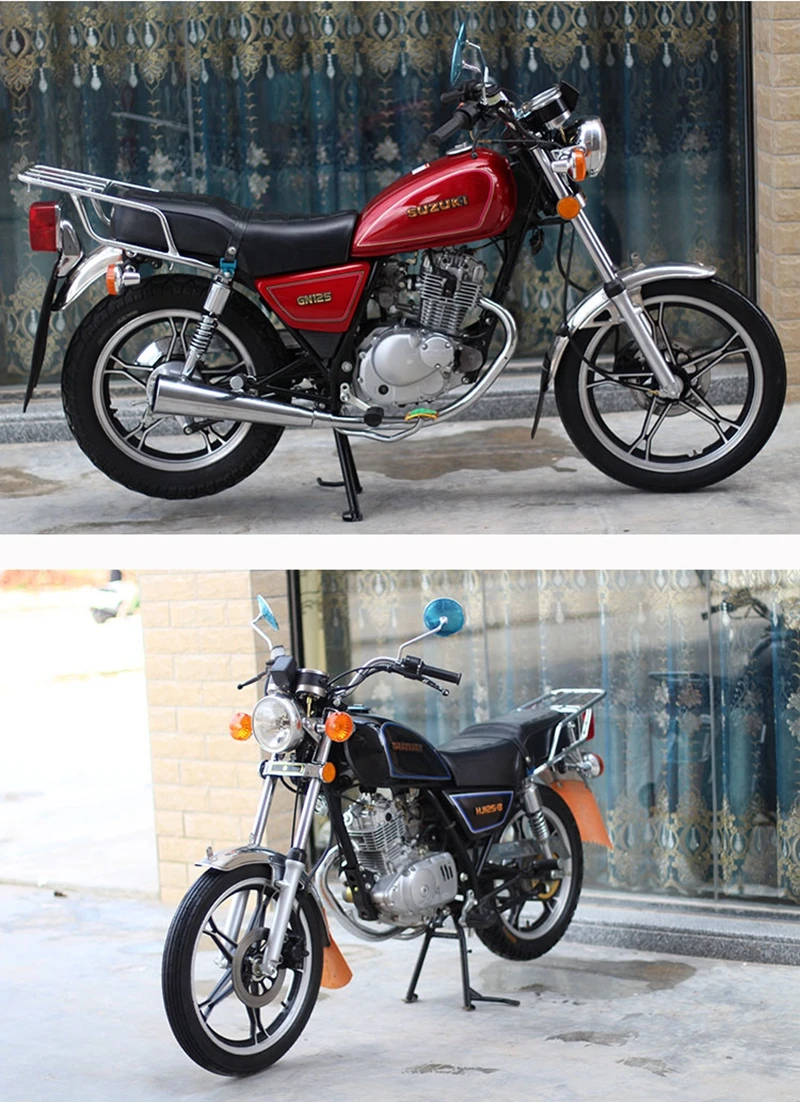 Doprava zadarmo motocykel GN125 GS125 olej poschodí únik mozgov niť doska kryt pre Suzuki 125cc GN GS 125 paliva kryt náhradných dielov