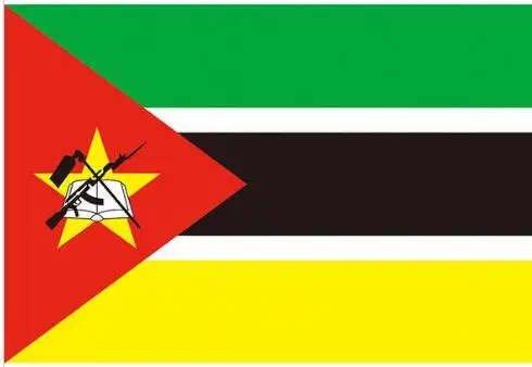 Doprava zadarmo, Mozambik vlajka 90*150 cm Visí Národnej Vlajky