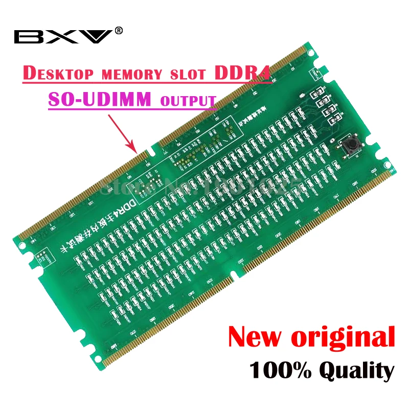 Doprava zadarmo Plochy Pamäťového Slotu DDR4 Test Karty, TAKŽE-UDIMM Z LED Tester základnej Dosky, Oprava Tester DDR4