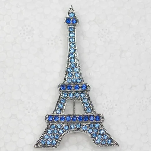 Drahokamu Eiffelova Veža Pin brošne Prívesok C326 B