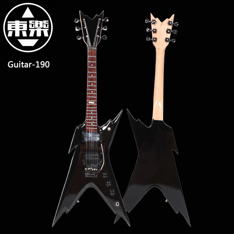 Drevené Ručne Miniatúrne Gitara Model gitary-190 Gitara Displej s puzdrom a Stojanom (Nie Skutočné Gitaru! pre Zobrazenie Iba!)