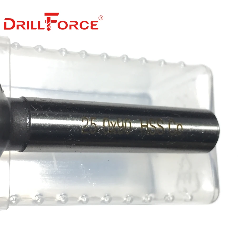 Drillforce Nástroje 4.5-40 mm HSSCO Kobaltu 3 Flauta 90 Stupňov Chamfer Countersink Vrtákov(10/14.4/16.5/20.5/25/31mm)