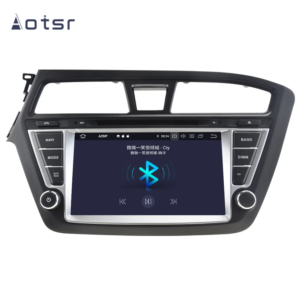 DSP Android 10.0 Auta GPS Navigácie DVD Prehrávač Hyundai i20-2017 Auto Stereo Rádio Multimediálny Prehrávač Vedúci Jednotky Nahrávač