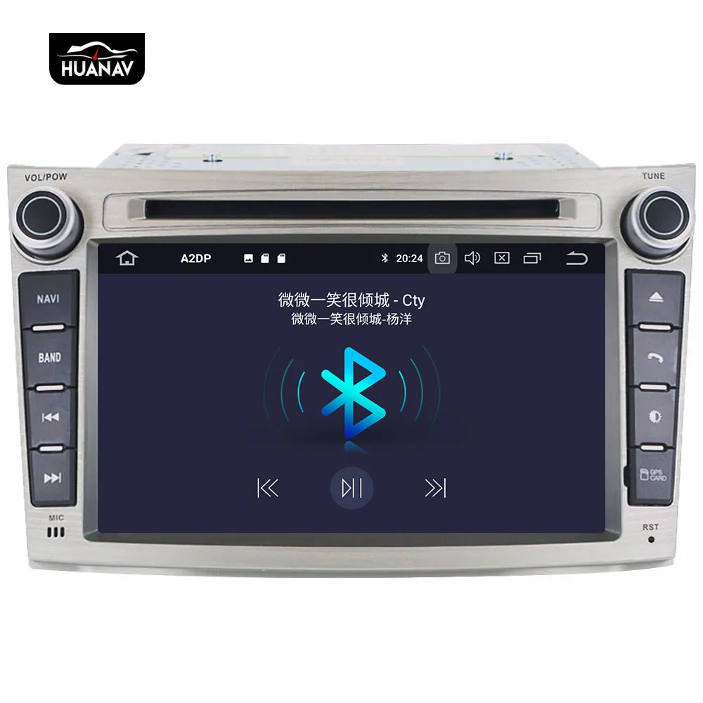 DSP Auto DVD Prehrávač, Navigácia GPS Android 9 Pre Subaru Outback 2009-Auto rádio stereo multimediálny prehrávač vedúci jednotky nahrávač