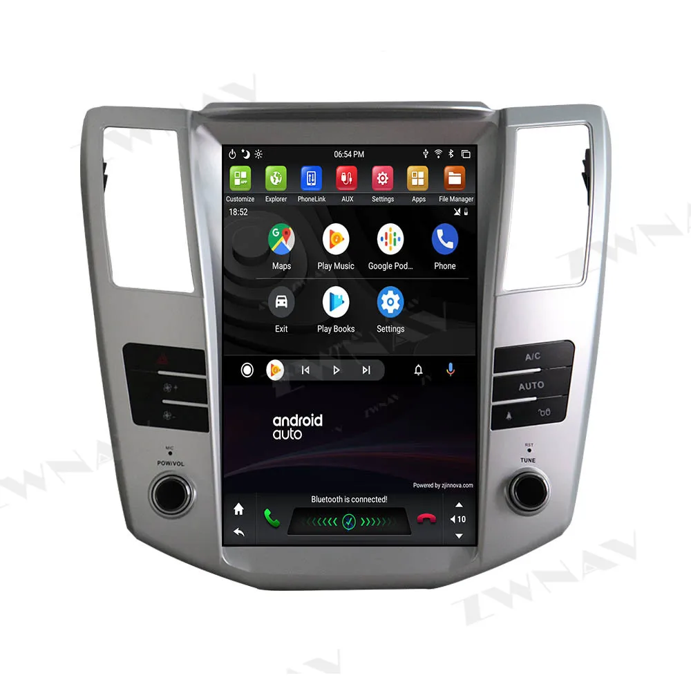DSP Carplay Tesla obrazovke Android, 9.0 Auto Multimediálny Prehrávač Pre Lexus RX300 RX330 RX350 2004-2007 GPS Rádio Auto stereo vedúci jednotky