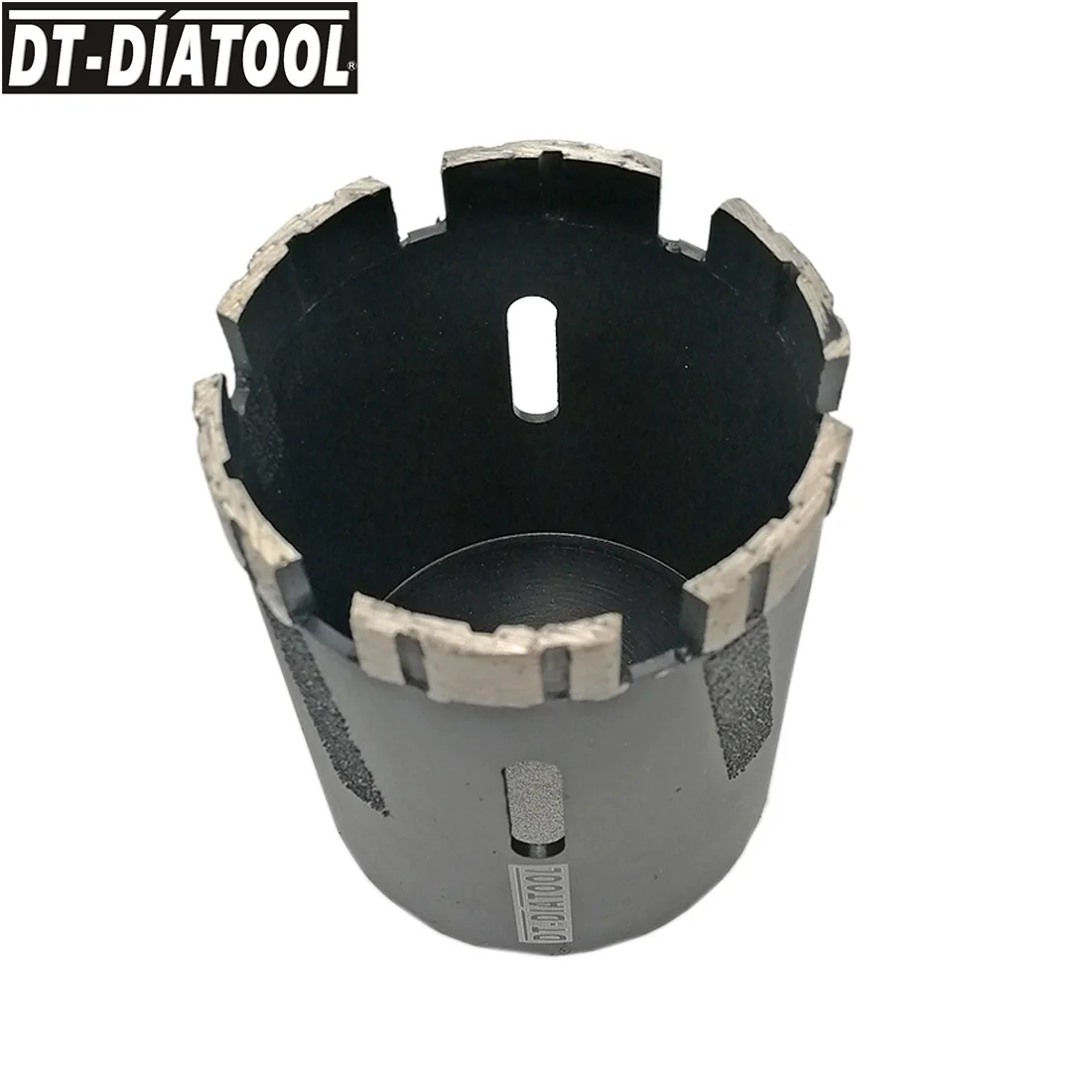 DT-DIATOOL 1pc Laserom Zvárané Turbo Segmenty, Suché Diamond Otvor Videl Suché Vŕtanie na Jadro Bitov M14 alebo 5/8-11 Závit pre Mramor, Žula
