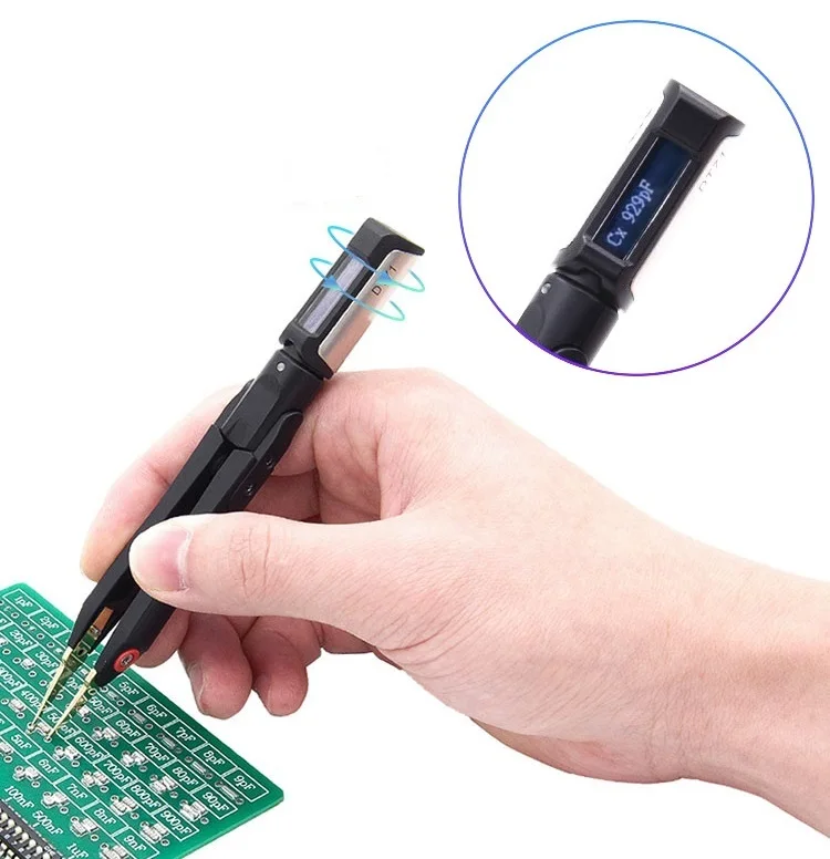 DT71 Mini Digital Pinzety Smart SMD Tester Prenosné LCR Meter Dióda Rezistor, Kondenzátor Multimeter Frekvencie Signálu Generátor