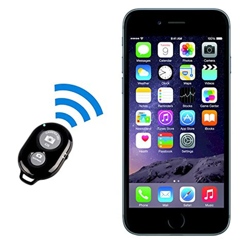 DUSZAKE Bluetooth Telefón Selfie Tlačidlo Časovača pre iPhone Telefónu Diaľkové Ovládanie Selfie držať Bezdrôtový Uzávierky Vydania pre Samsung