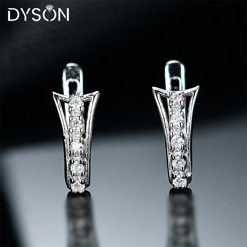 Dyson 925 Sterling Silver malé Náušnice Jemné Ročníka Krásny Klip Náušnice Pre Ženy, Dievčatá, Náušnice, Módne Trendy Šperkov