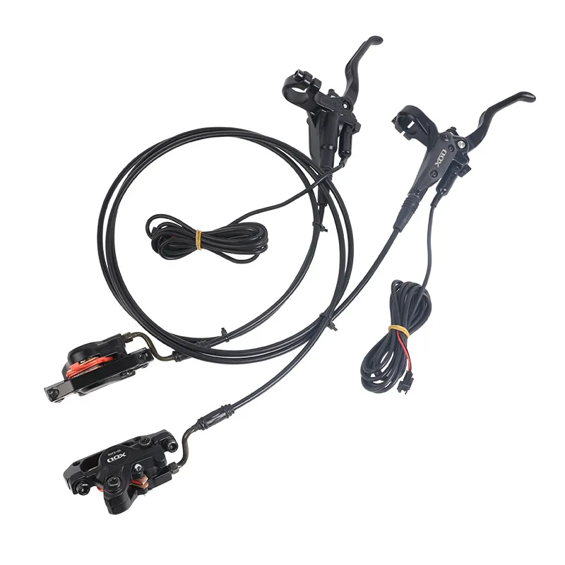 E-Bike MTB Hydraulické Kotúčové brzdy Nastaviť Hliníkovej Zliatiny Elektrické Ovládanie Shifter Požičovňa brzdy XOD