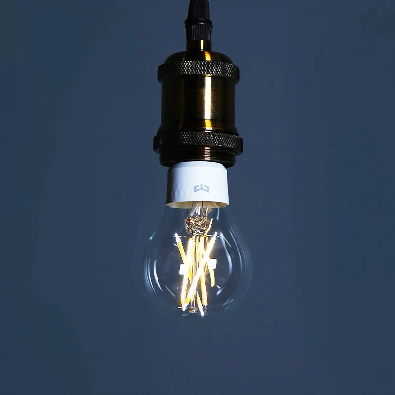 E27 LED Žiarovky Yeelight Také Inteligentné Ovládanie Retro Edison Žiarovka 6W pre Stropné Lampy, Stolové Lampy, Teplé svetlo 2700K