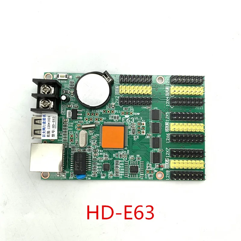 E63 HD-E63(nahradiť starú verziu E41 HD-E41) jednoduché a dvojité farba tri-farebné led sign kartu huidu led prihlásiť radič