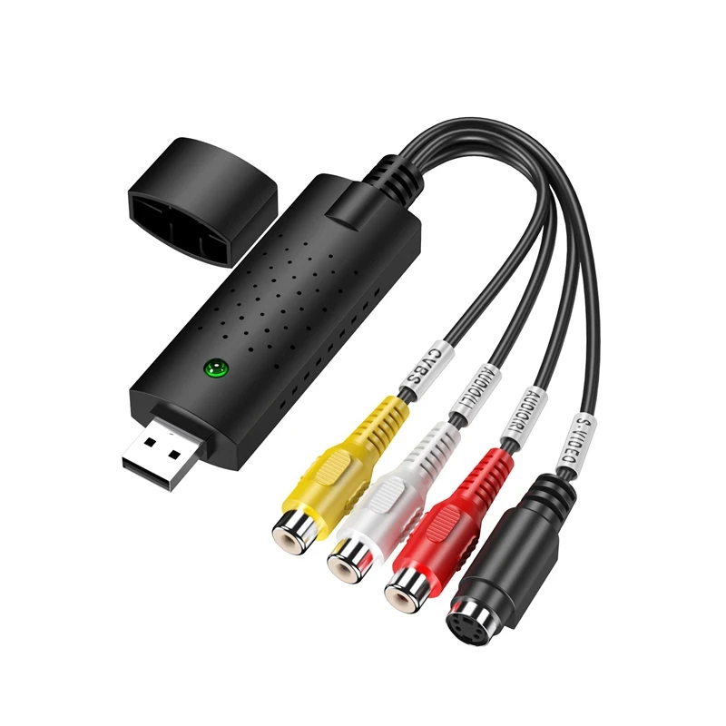 Easycap USB 2.0 Jednoduché Spp Video, TV, DVD, VHS DVR Zachytiť Adaptér Jednoduchšie Spp USB Video Zariadenie na digitalizáciu Podporu Win10
