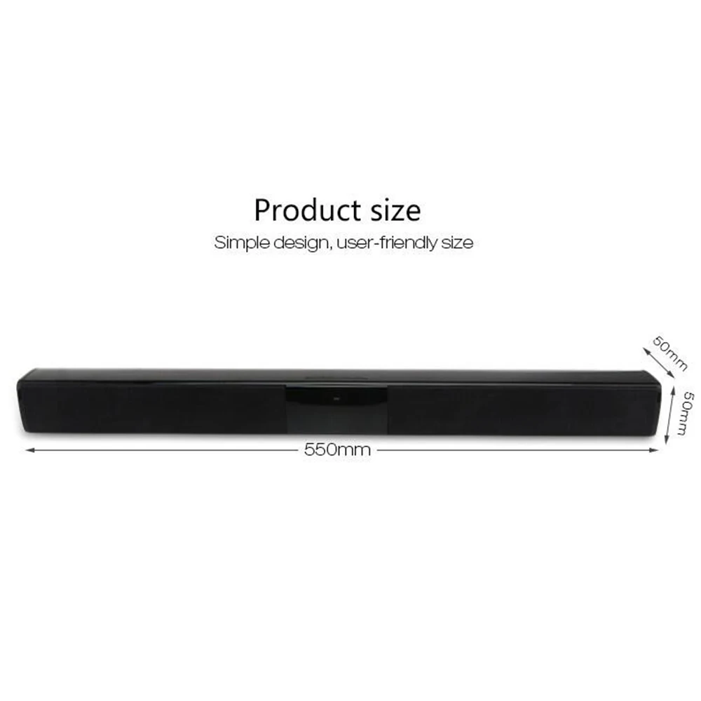 ELE ELEOPTION 20W Bezdrôtový Stĺpec Bluetooth Reproduktor TV Soundbar Stereo Zvuk domáceho Kina Zvuk Bar TF USB Pre PC, TV
