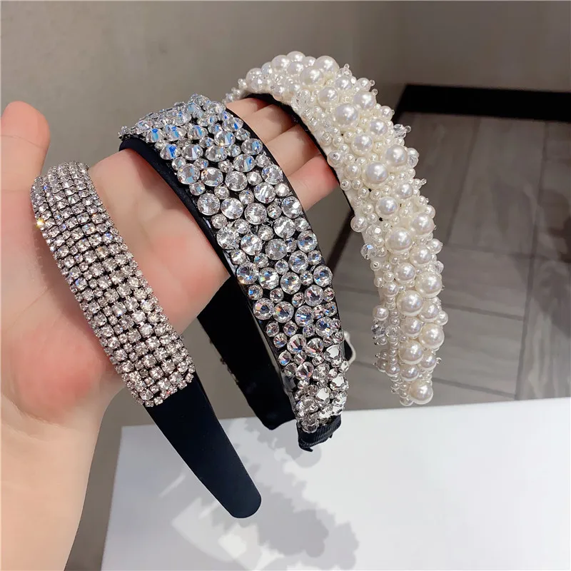 Elegantné Luxusné Barokové Crystal Hairband Dámske Rámu Čelenky pre Ženy Európe Lady Vlasy Hoop Svadobné Doplnky do Vlasov 2020