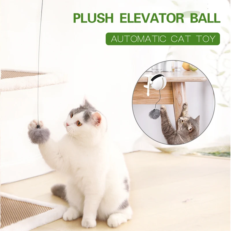 Elektrické Cat Hračka Vtipné Mačku Loptu Hračka Automatické Zdvíhanie Jar Loptu Hračky Pre Mačky Interaktívne Puzzle Pet Hračky Smart Pet Produktov