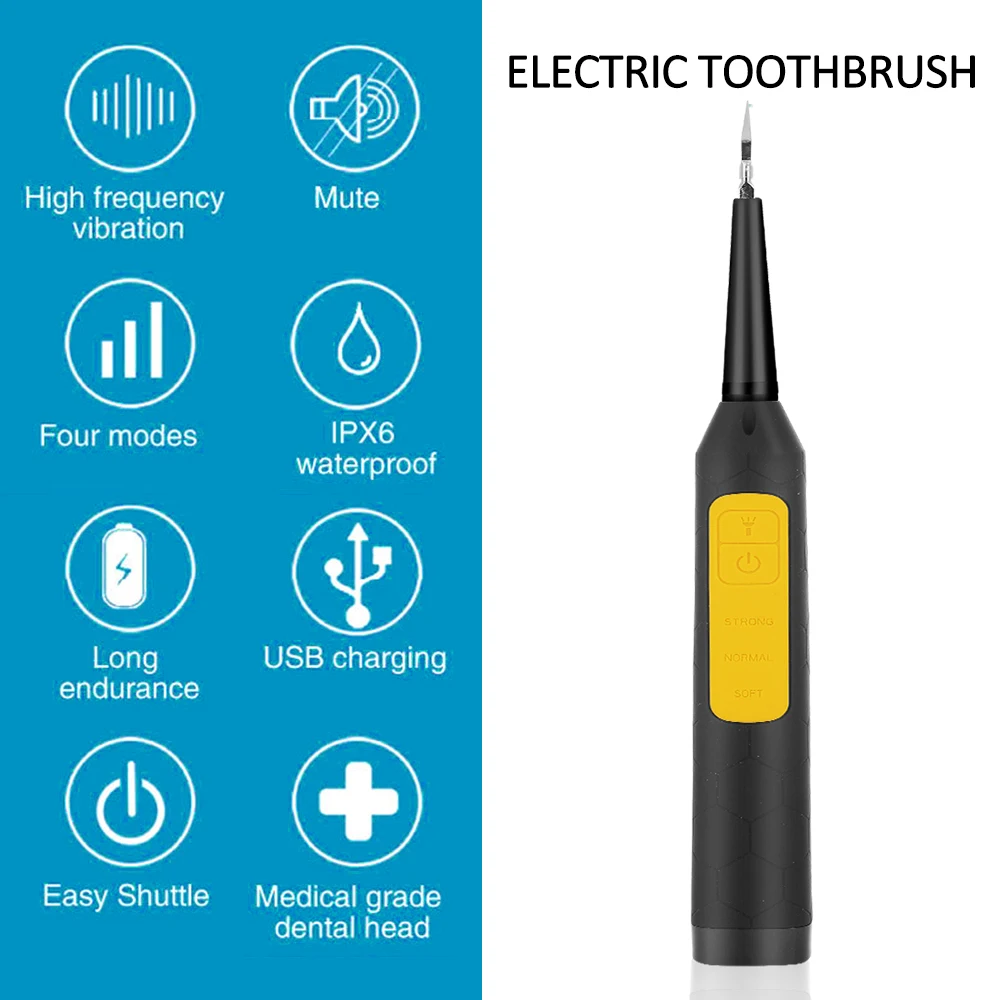 Elektrický Prenosný Ultrazvukový Zubné Scaler Zubnému Kameňu Nástroj Sonic Odstraňovač Škvŕn Plaku, Zubného Kameňa, Bielenie Ústne Čistiaci Stroj
