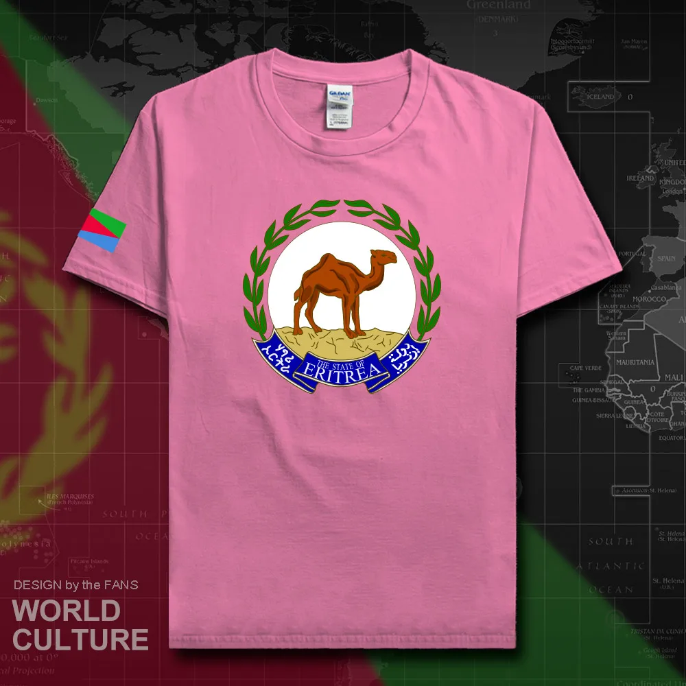 Eritrea Eritrejsko tričko fashion 2018 dresy národ tímu bavlna tričko oblečenie tees krajiny sporttshirt ERI ER letné 20
