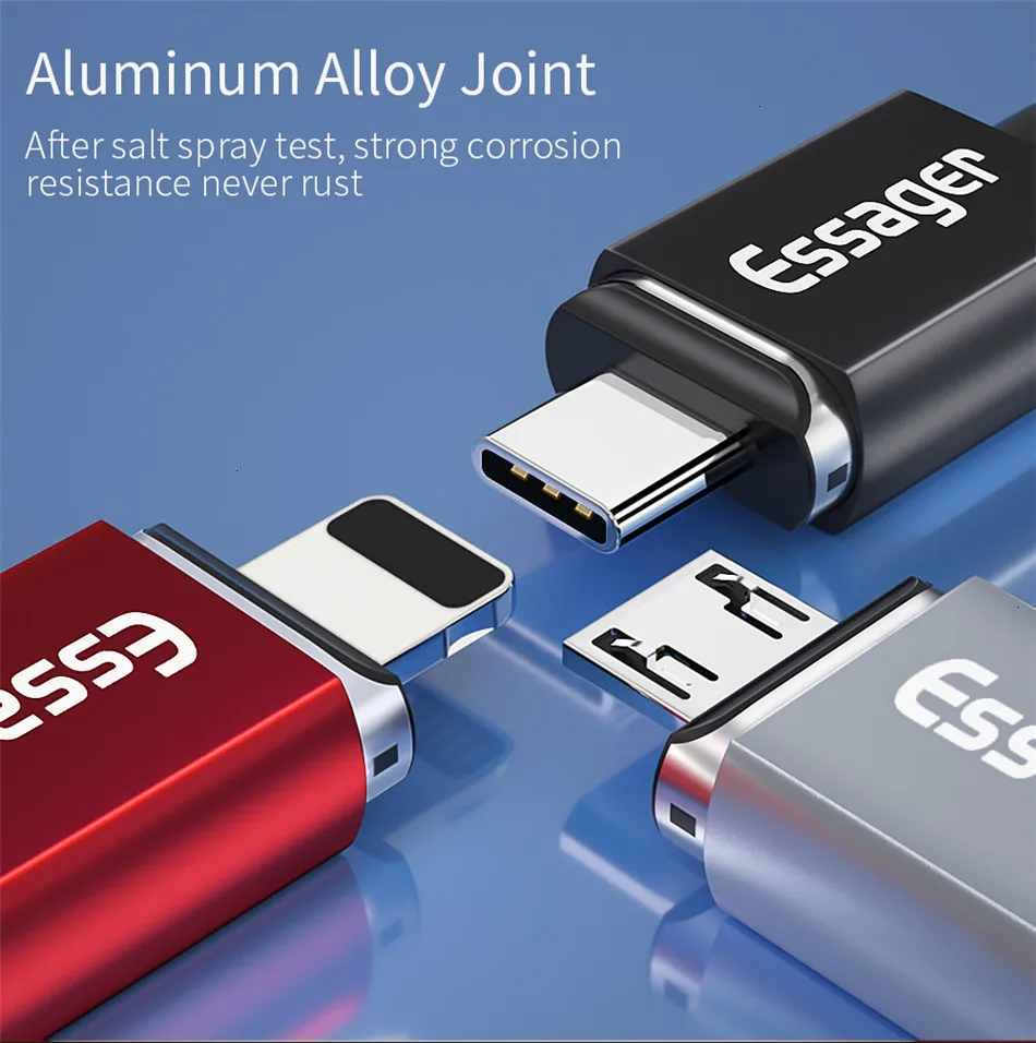 Essager Magnetické Micro USB Kábel Na iPhone Samsung Rýchle Nabíjanie Údaje Drôt, Kábel Magnet Nabíjačku USB Typu C Mobilného Telefónu Kábel
