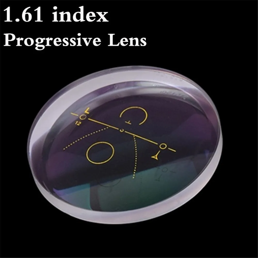 EYELOOK 1.61 Index Asférické Optické Šošovky Multi-focal Progresívny pre informácie sa nachádzajú v Blízkosti Ďaleko Krátkozrakosť, Sklenený Objektív