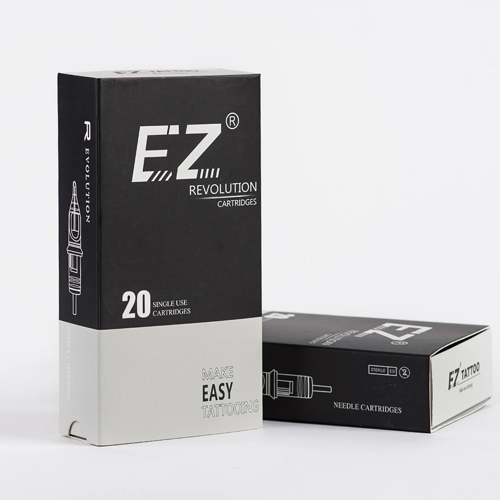 EZ Revolúcie Tetovanie Ihiel Cartridge Kolo Líniové #12 0.35 mm Super Tesný X-taper 7.0 mm pre Systém stroj a rukoväte 20pcs/box
