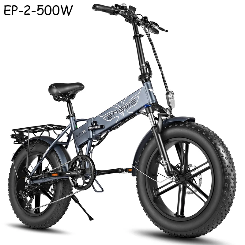 (EÚ Zásob) Elektrický bicykel 48V12.5A 20*4.0 tuku Pneumatiky na Snehu e Bicykel Hliníkový 500W Silný elektrický Bicykel 39KM/H Mountain/sneh klince