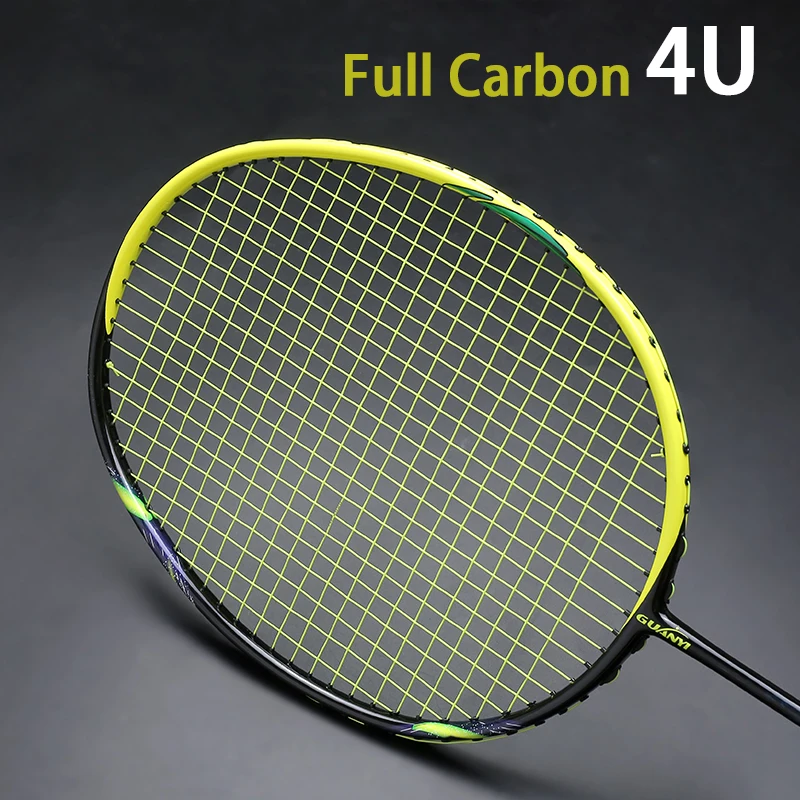F7 Full Carbon Fiber Nenavlečené Badminton Raketa Ultralight 4U 82g Profesionálny Útok Typu Raketa Tašky S Rýchlosť Padal