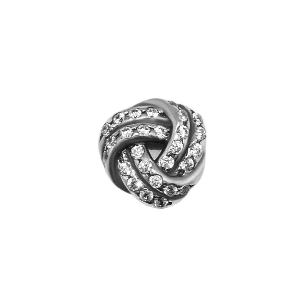 Fandola CKK 925 Sterling-Striebro-Šperky Nekonečnej Lásky Petites vhodné pre Pandora Plávajúce Medailón Láska Prívesok Náhrdelník Drobná