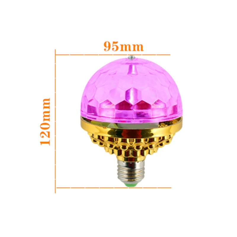 Farebné Rotujúce Magic Ball LED Fáze Lampa Hudby Mini Hlavy, Tras a Farby-Zmena KTV Svetlo J99Store