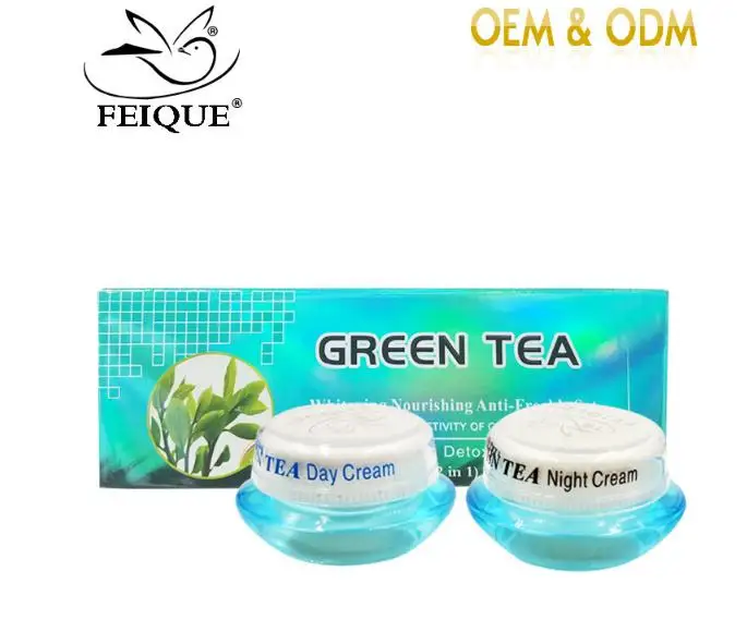 Feique zelený čaj Bylinný zubov anti pehaveniu krém na tvár starostlivosť o pleť day & night cream
