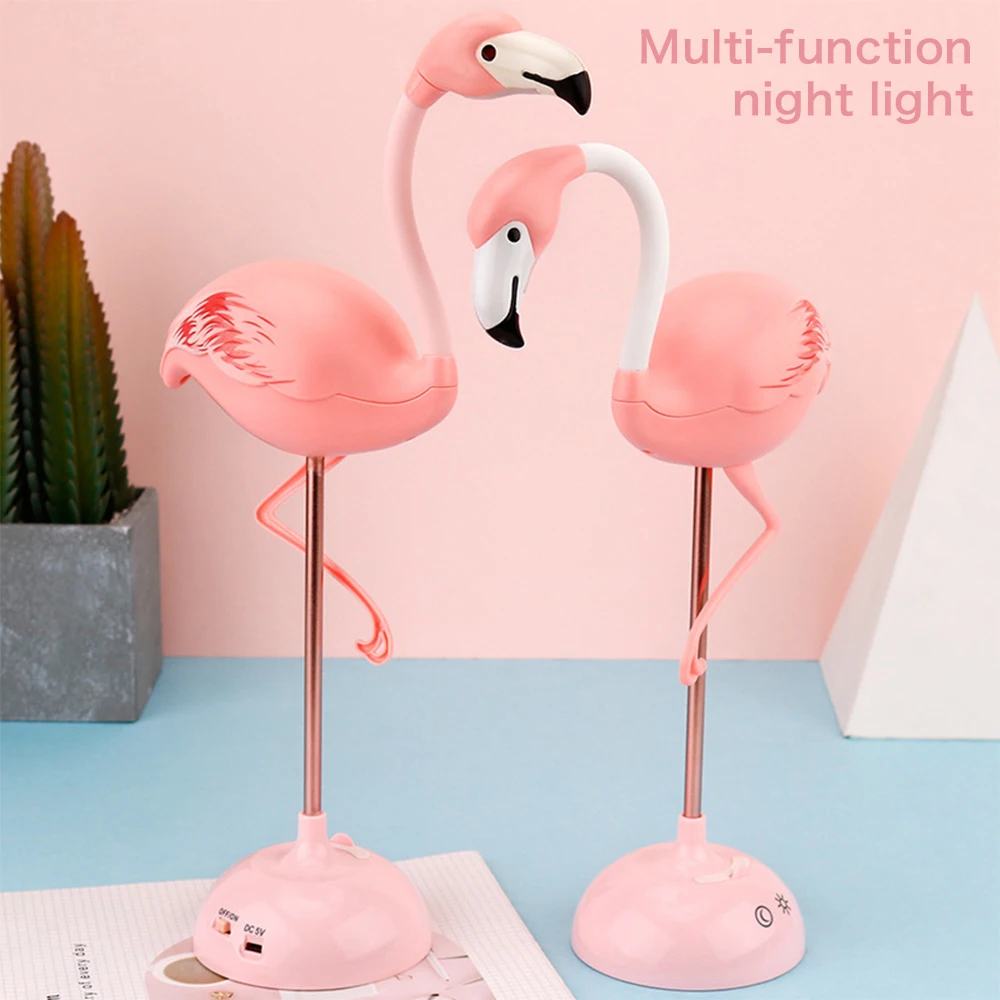Flamingo LED Svetlo, detská Izba Domova USB Powered Ružová Zvieratá Flamingo Okno Spálne Strany Romantické Svadobné Dekorácie
